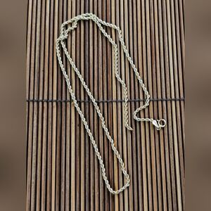 10k Yellow Gold Rope Chain Necklace